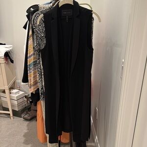 Black Sleeveless Jacket